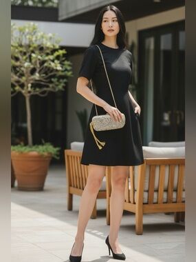 Vintage JUDITH LEIBER encrusted crystals floral oblong minaudière clutch bag